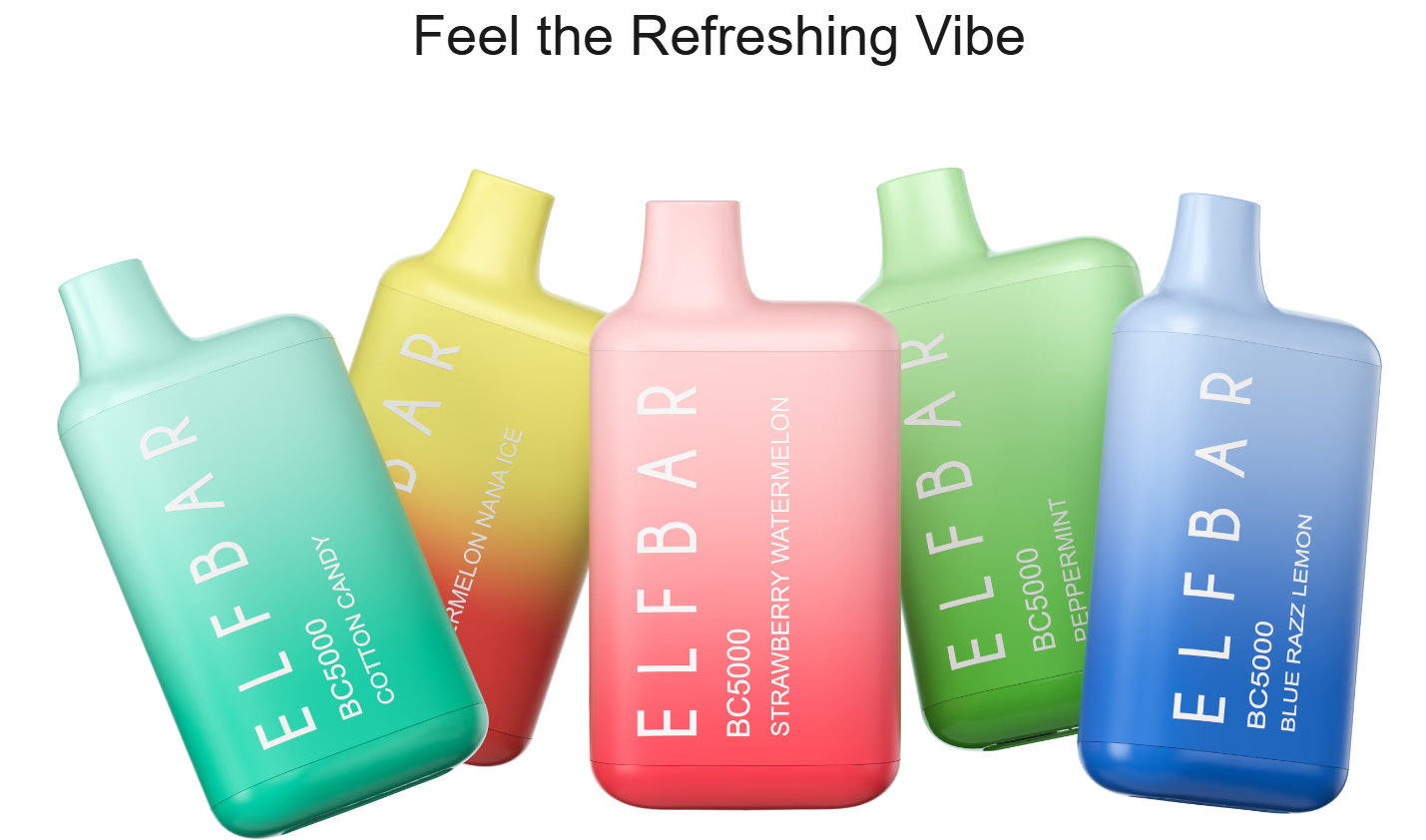 ELFBAR BC5000 | Long-Lasting Disposable Vape with 5000 puffs