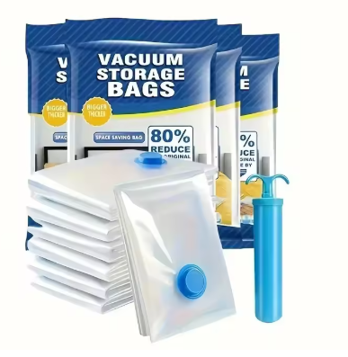 Pump organizer Compressed Bag Electric Pump Travel Vacuum Bag Pump Mini Sealer Machine Space Saver for Clothes Food Organizer