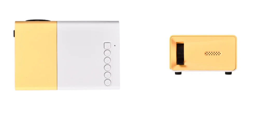 Home Theater YG300 Mini Projector Support 1080P Decoding Built-in Audio LED Projector for Smartphone Notebook 3D Glasses As Gift