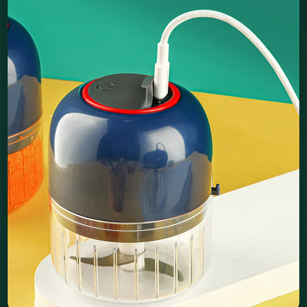G6-Electric Garlic Food Vegetable Chopper Squeezer Meat Grinder Wireless Mini Crushed Garlic Masher Machine Kitchen Tool
