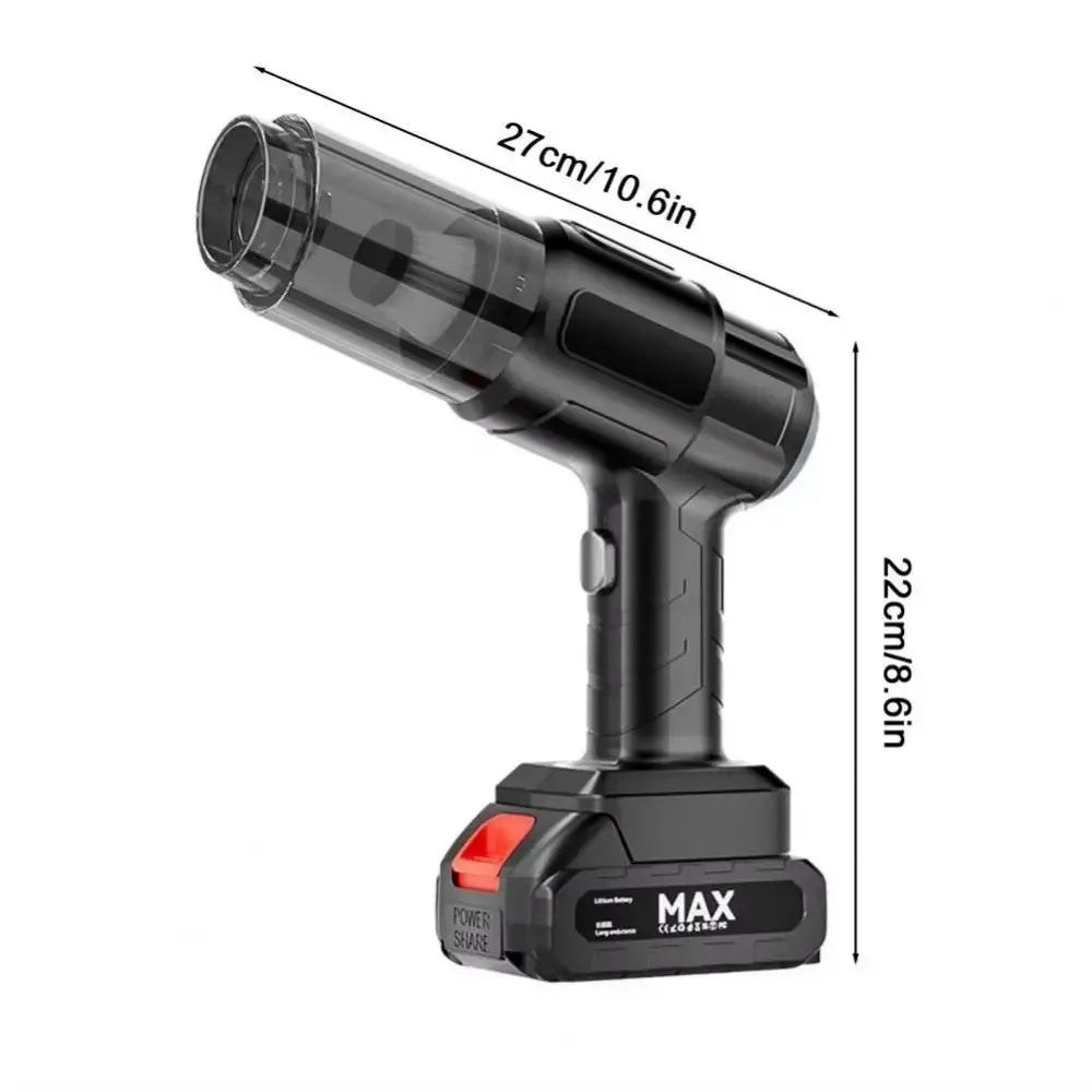 9000Pa Suction Car Vacuum Cleaner Super Suction High Power Wireless Dust Blower 1500mAh Handheld Air Dust Collector Household