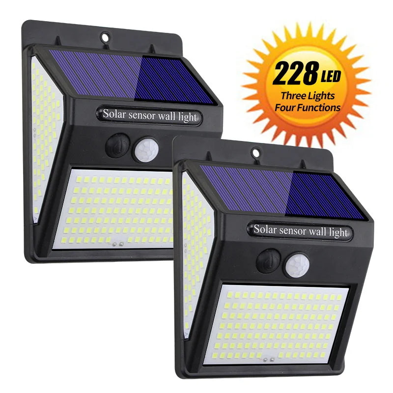 NEW Multifunctional Solar Lamp Outdoor Decoration Solar Light IP65  Waterproof Sunlight Powered Spotlight with Motion Sensor