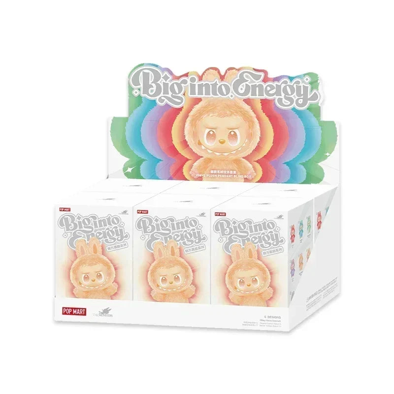 POP MART THE MONSTERS Big into Energy Series Vinyl Plush Blind Box Guess Bag Mystery Box Toys Doll Cute Figure Ornaments Gift