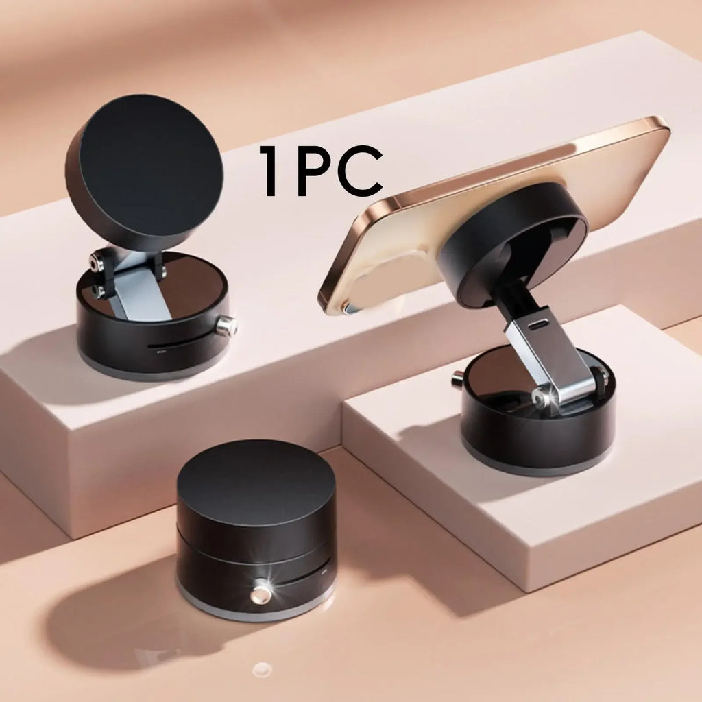 बलियो भ्याकुम सक्सन भएको व्यावसायिक कार फोन होल्डर, सवारी साधनको लागि सरल स्थापना समायोज्य कोण फोन स्ट्यान्ड माउन्ट 