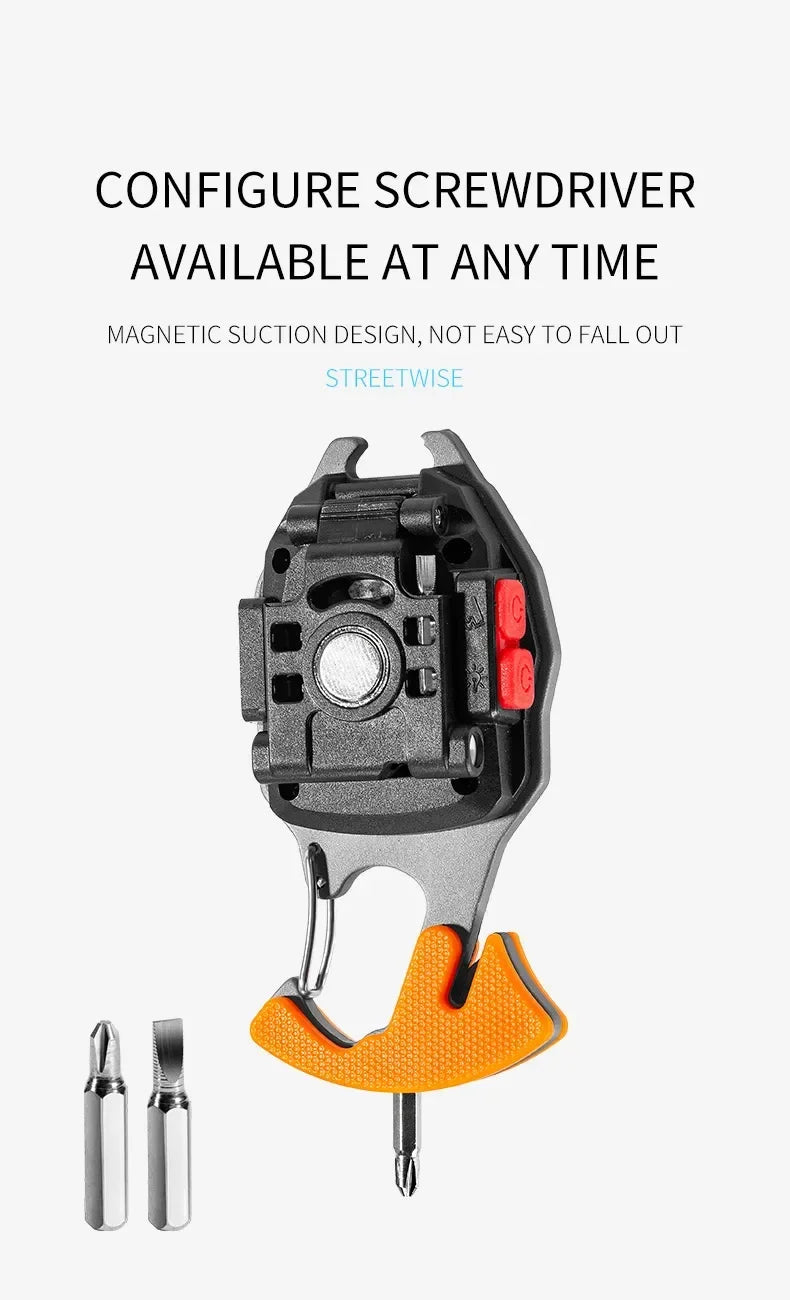 नयाँ मिनी टर्चलाइट आपतकालीन बत्ती लाइटरहरू पोर्टेबल COB काम गर्ने LED किचेन चुम्बकीय चुरोट सहायक उपकरणको साथ रिचार्जेबल 