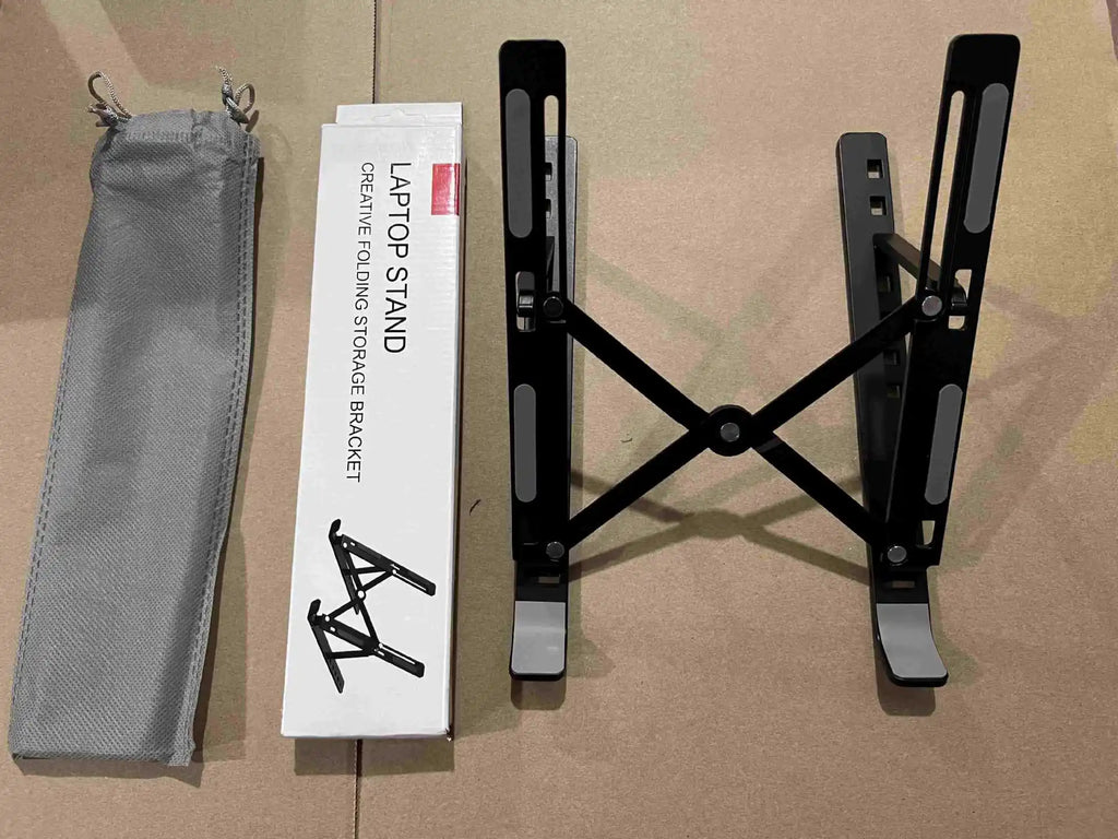 Free Shipping Laptop Stand Aluminum Alloy Computer Desktop Tablet Stand  Folding And Lifting Portable Heat Dissipation Bracket