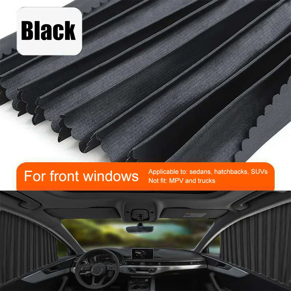 4pcs Car Sunshade Magnetic Side Window Curtain Auto Window Sun Shade Privacy Sun UV Protection Window Shield Car Interior Access