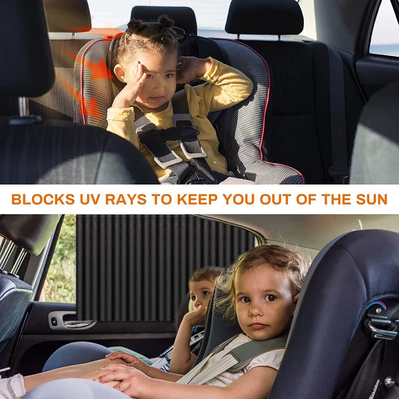 4pcs Car Sunshade Magnetic Side Window Curtain Auto Window Sun Shade Privacy Sun UV Protection Window Shield Car Interior Access
