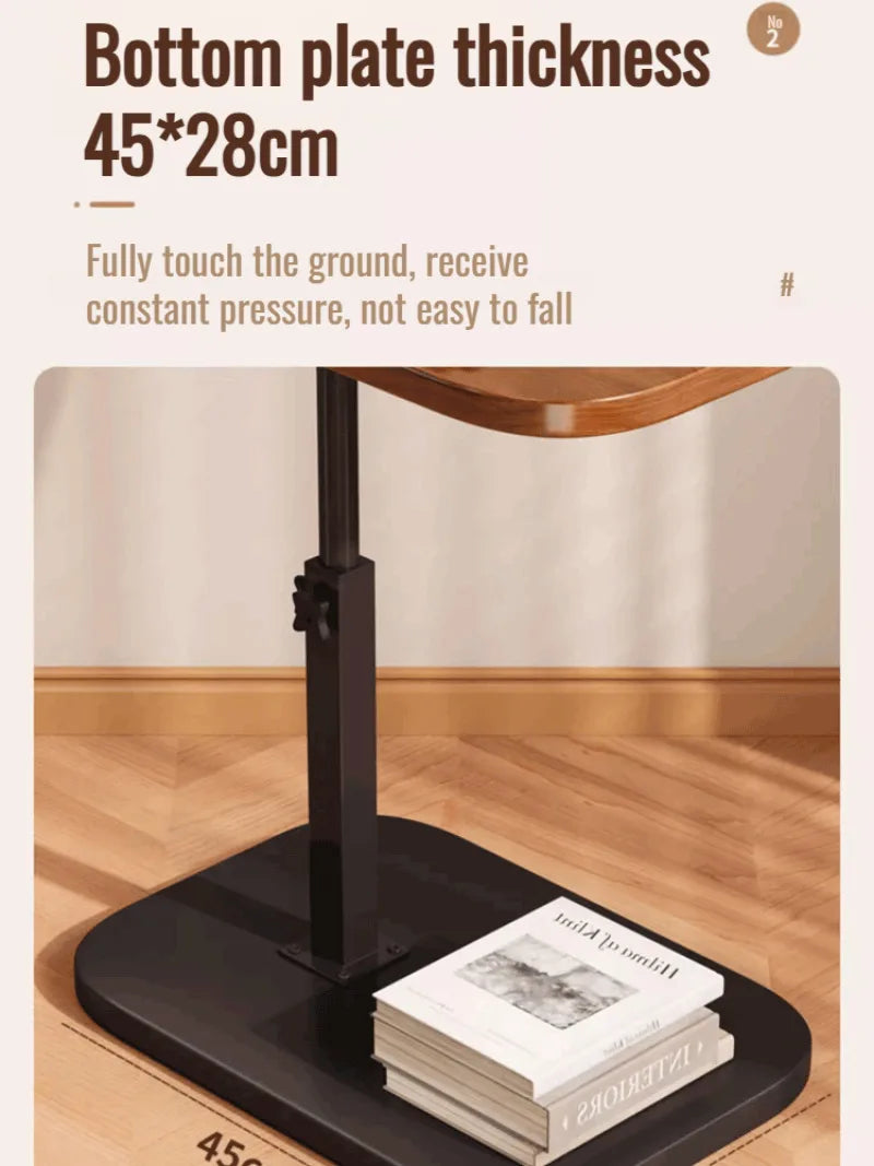Dormitory Bedside Table Household foldable Mobile Lift Computer Desk Portable livingroom side table Bedroom Lazy Laptop Desk