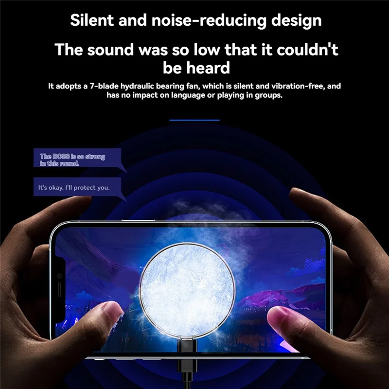 N11R Ultrathin Magnetic Semiconductor Phone Cooler Ideal For Gaming Efficient Heat Sink Technology