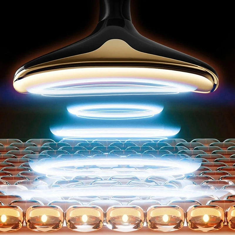 माइक्रोकरेन्ट फेसियल मसाजर - छालालाई उठाउनुहोस् र बलियो बनाउनुहोस्, अनुहार, घाँटी र आँखाको चाउरीपना कम गर्नुहोस्