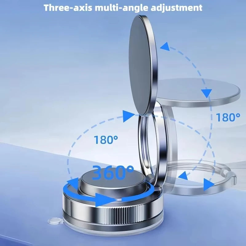 Magnetic Phone Holder for car, 360° Rotatable, Foldable & Adjustable Magnetic Car Mount, , Compatible with iPhone & Other Phones