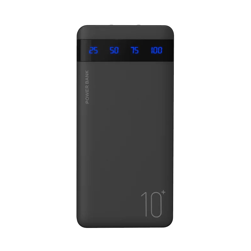 New Power Bank 20000mAh External Portable Charger Powerbank 2.1A Fast Charging LED Display Phone Charger for Smart Phone