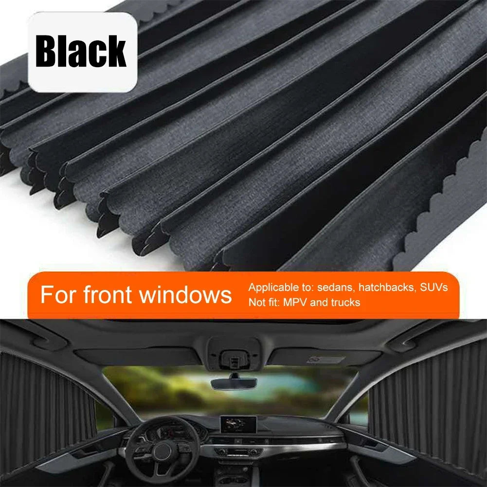 4pcs Car Sunshade Magnetic Side Window Curtain Auto Window Sun Shade Privacy Sun UV Protection Window Shield Car Interior Access