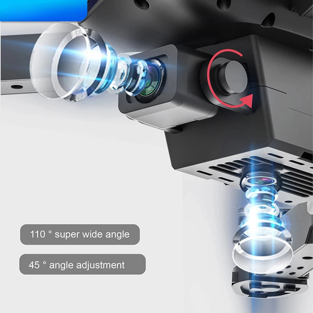 E99 Folding Drone Quadcopter Remote Control Handle Four Axis Aircraft HD 4K Photography UAV Altitude Fixation