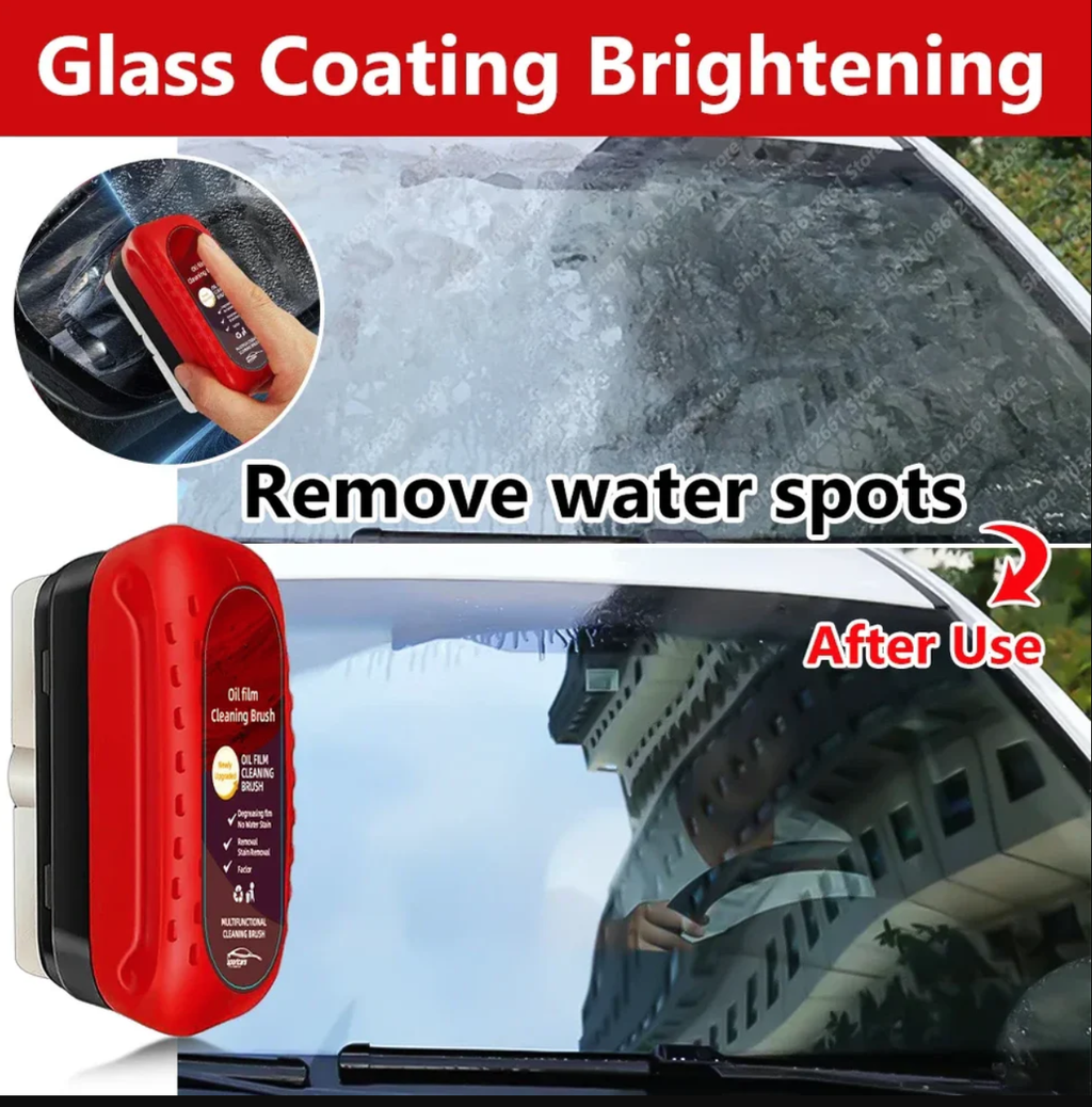 Car Glass Coating Oil Film Clean Brush Rearview Mirrors Anti-fog Rain-proof  Windows Cleaning Glass Repair Lamp Polishing Agent